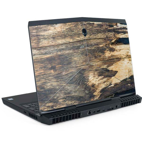 Blue Resin Wood Dell Alienware Skin